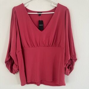 Torrid Women's Rose V-Neck Blouse